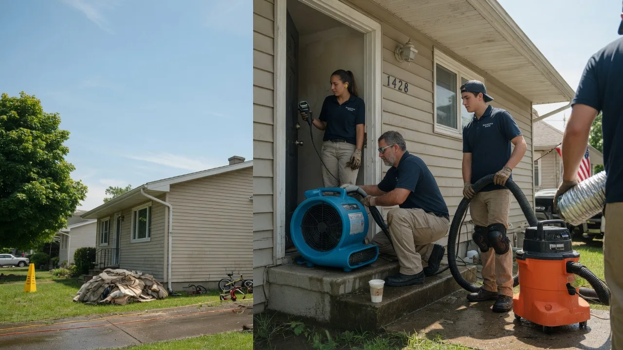 Water Damage Restoration in Hext, TX near me